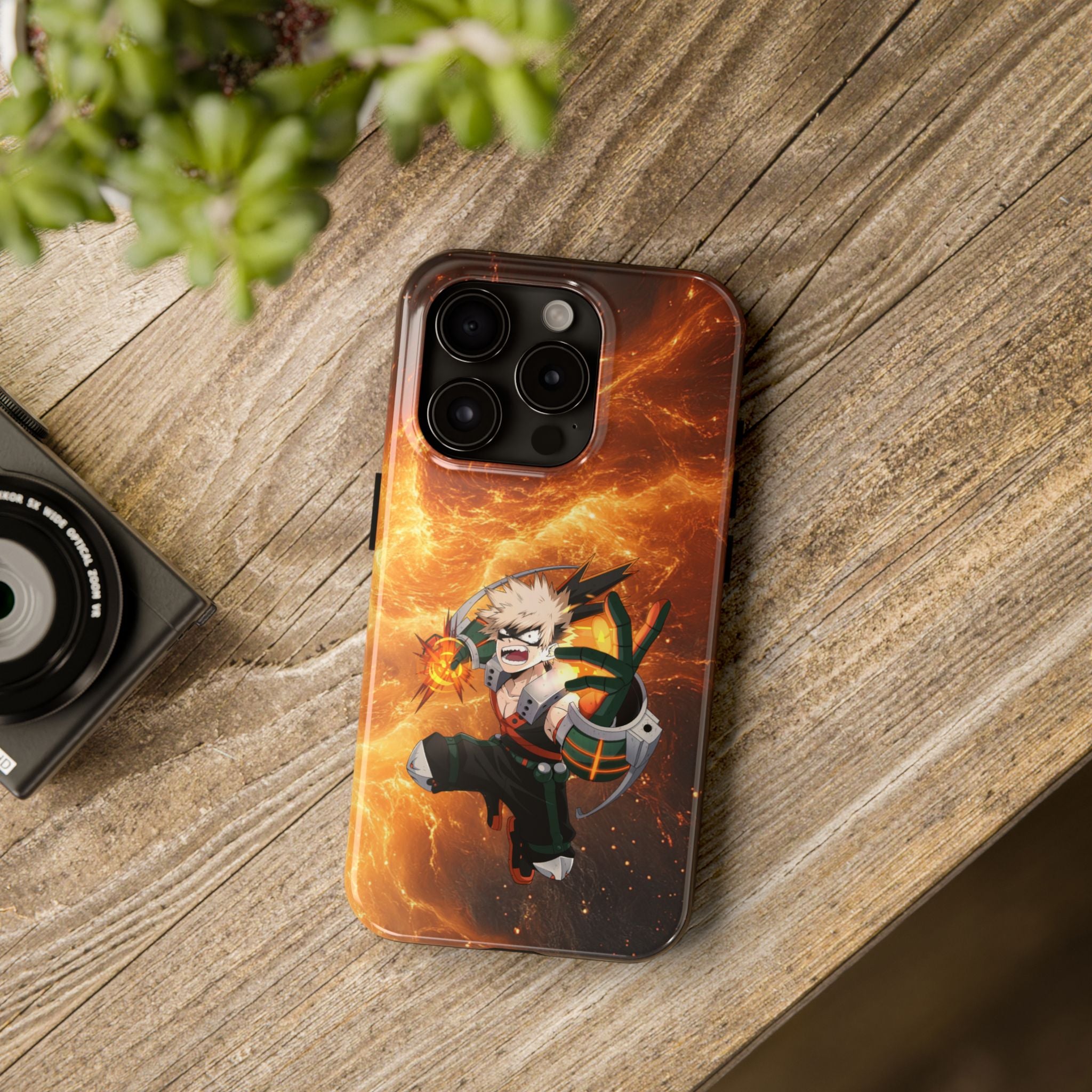 Flaming Hero School Phone Case