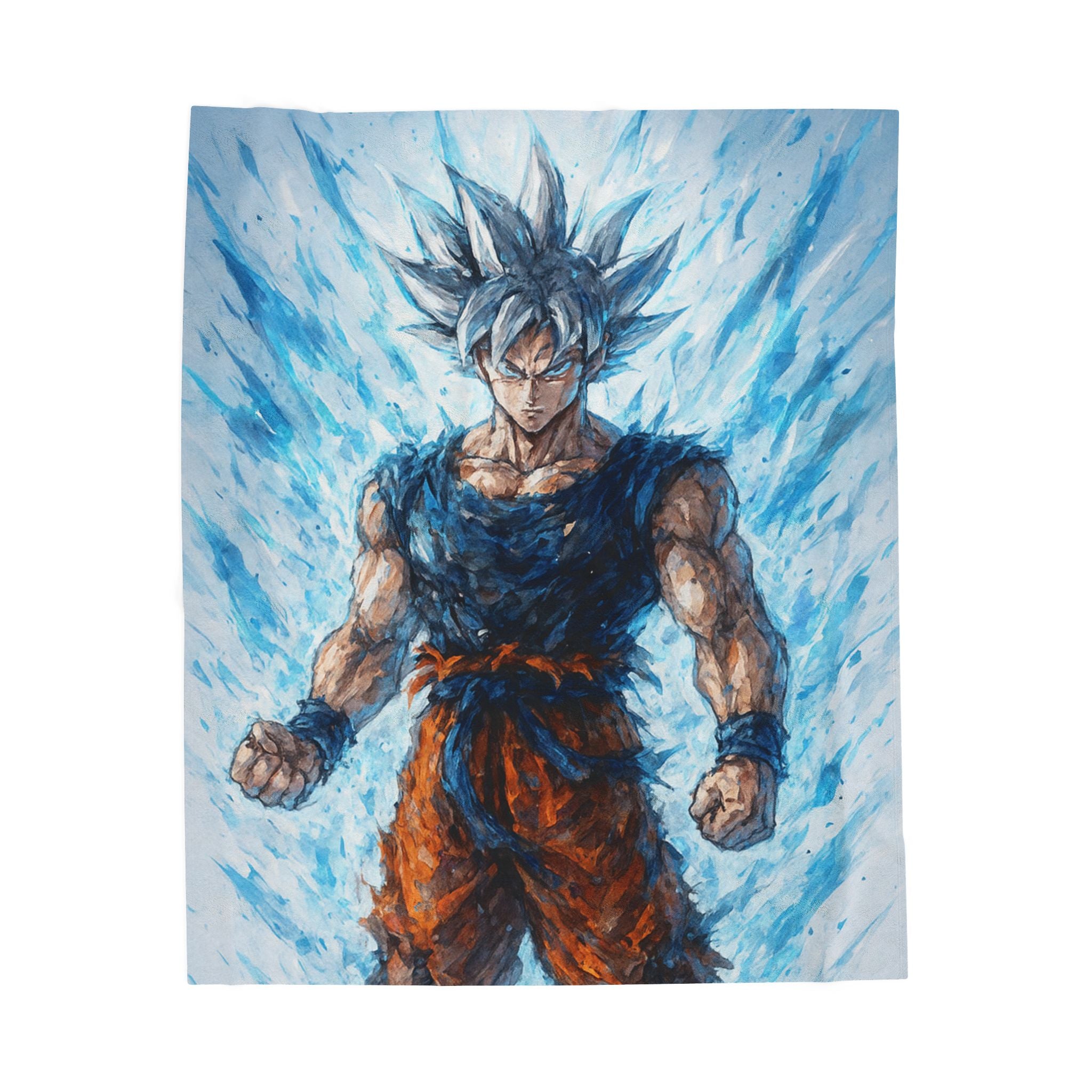 Anime-Inspired Warrior Blanket