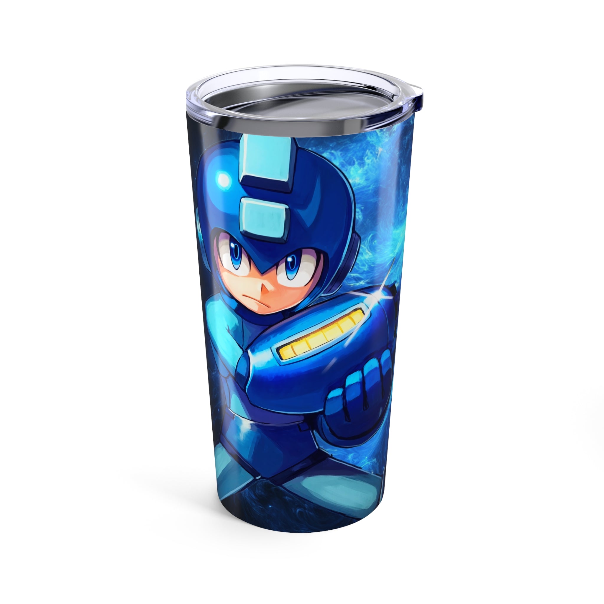 Blue Armored Hero Dishwasher Safe Tumbler