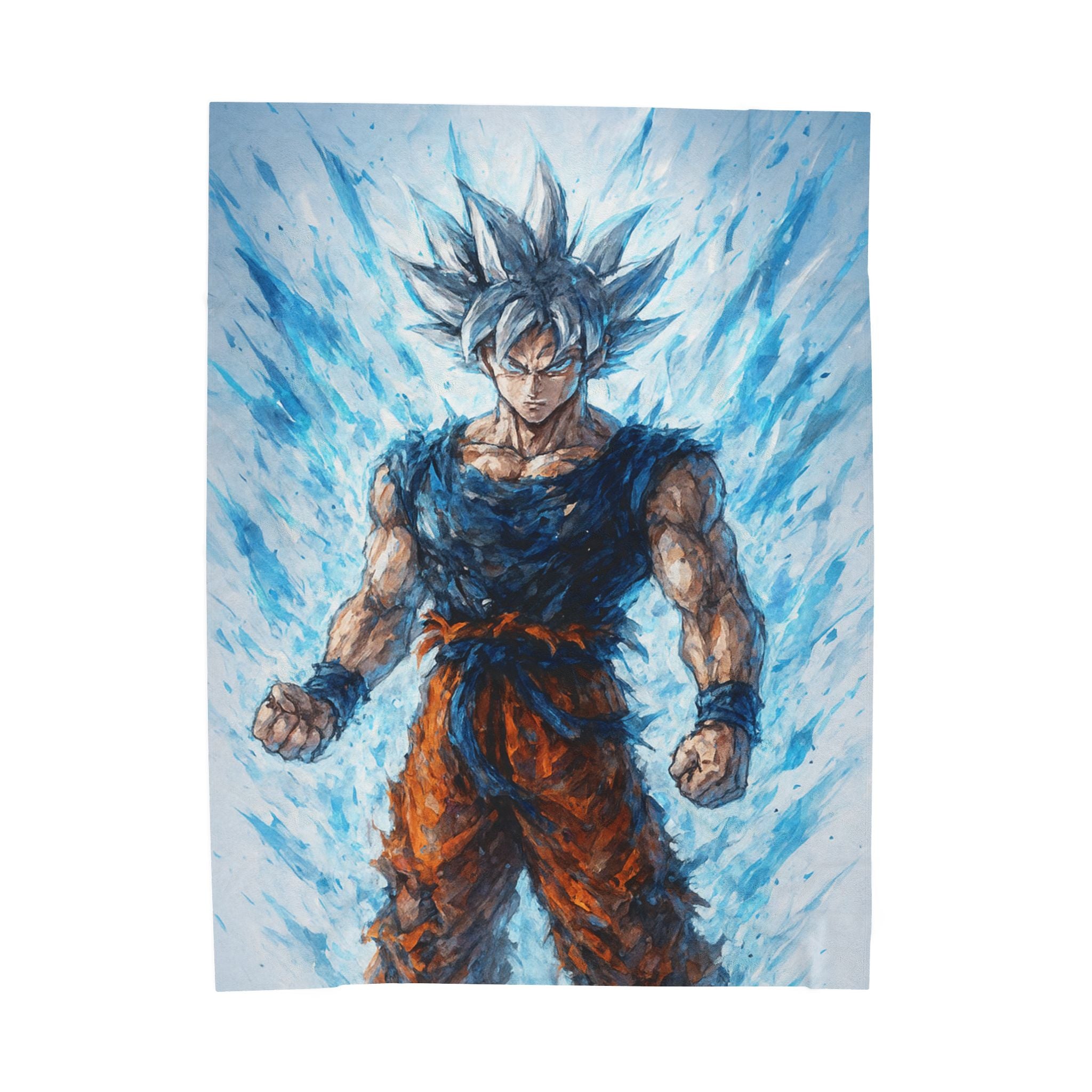 Anime-Inspired Warrior Blanket