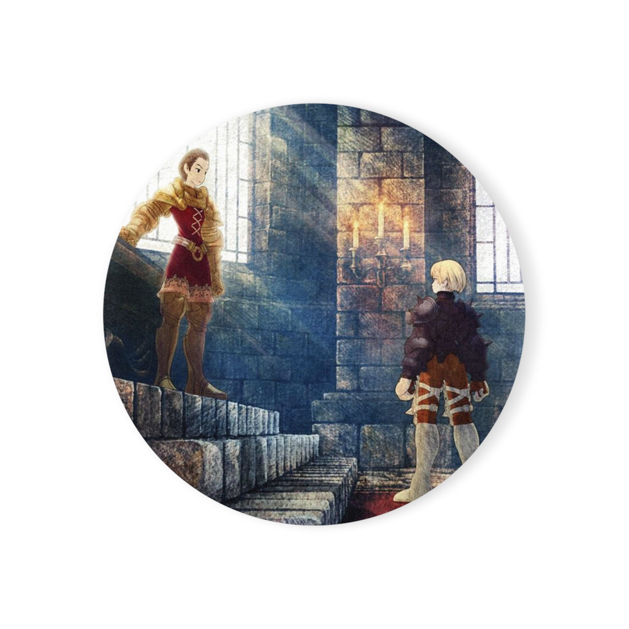 Delita and Ramza Tactics Coaster (4-Pack)